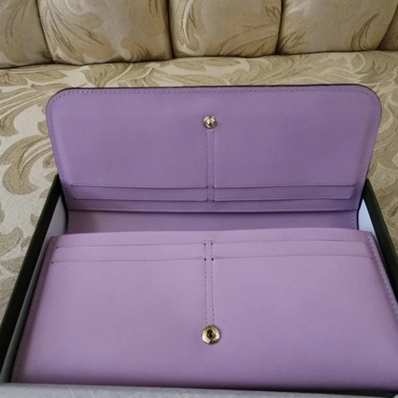 Longchamp Long Lilac Continental Wallet - Picture 2 of 8